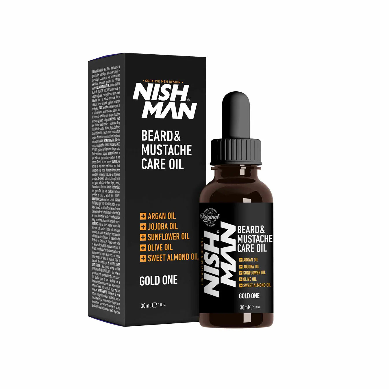 Nishmani habeme- ja vuntsihooldusõli 30 ml