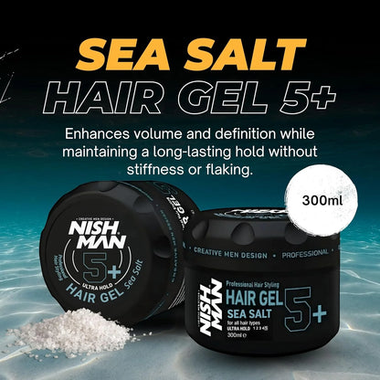 Nishman Hair Gel Sea Salt 300ml 