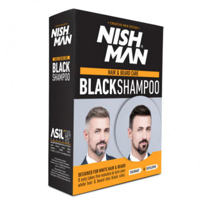 Nishman must šampoon 2in1 10x20ml